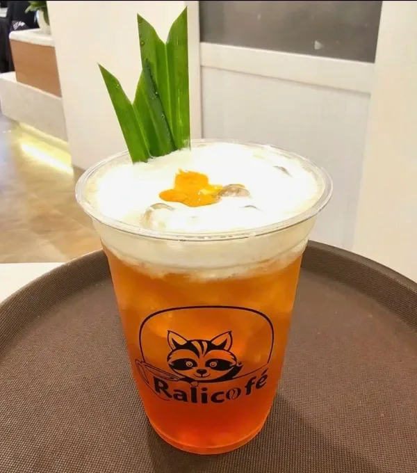 Trà Đào Machiato